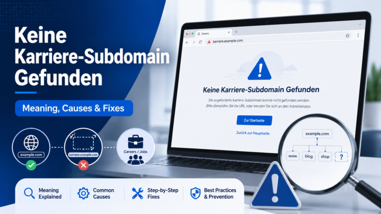 keine karriere-subdomain gefunden