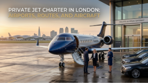 Private Jet Charter in London: Airports, Routes, and Aircraft