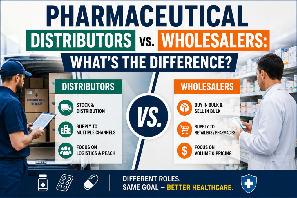 Pharmaceutical Distributors vs. Wholesalers: What's the Difference?